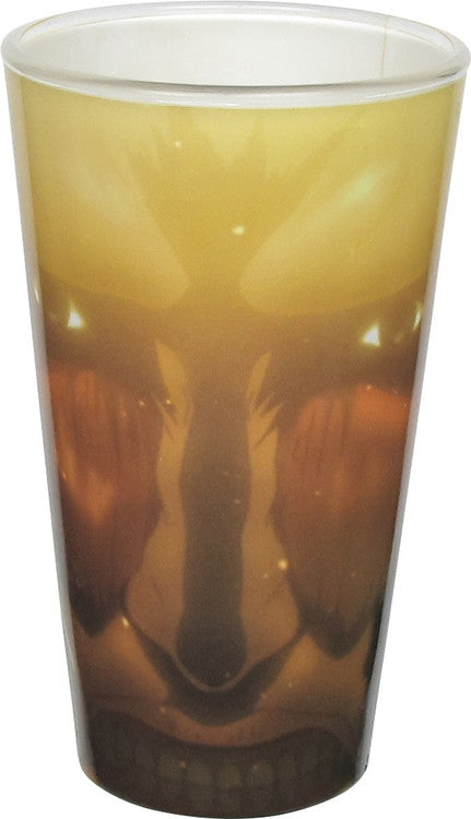 Attack on Titan Colossal Titan Face Pint Glass