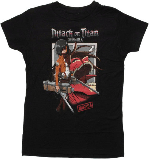 Attack on Titan Mikasa Titan Shield Baby T-Shirt