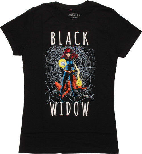 Avengers Black Widow Fanfare Juniors T-Shirt