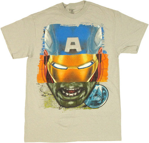 Avengers Combo Face T-Shirt