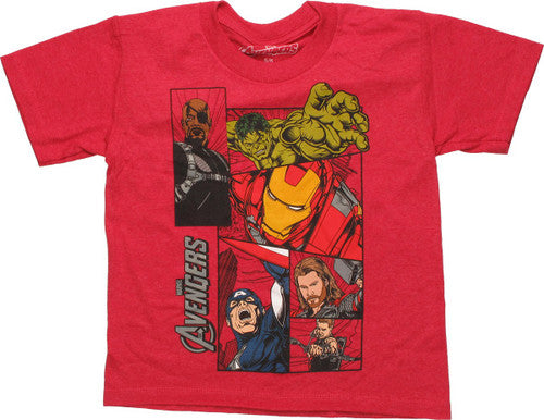 Avengers Fury Hero Boxes Juvenile T-Shirt