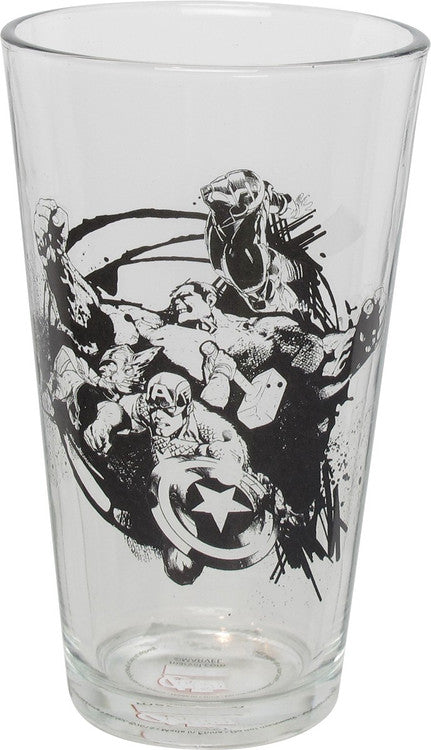Avengers Group Circle Pint Glass