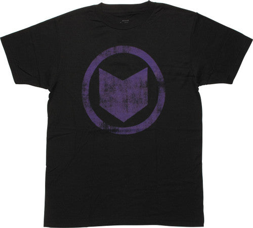 Avengers Hawkeye Distressed Logo T-Shirt Sheer