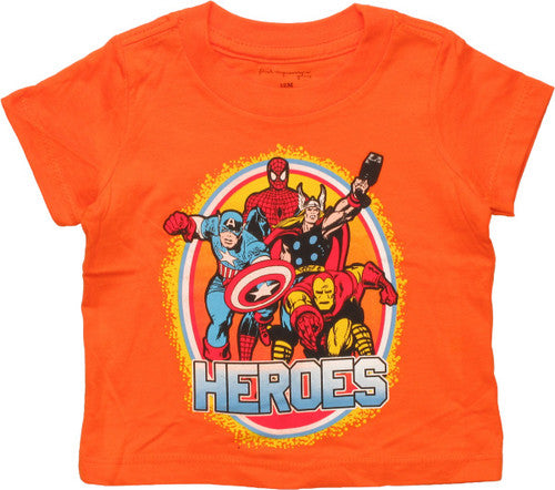 Avengers Heroes Group Circle Infant T-Shirt