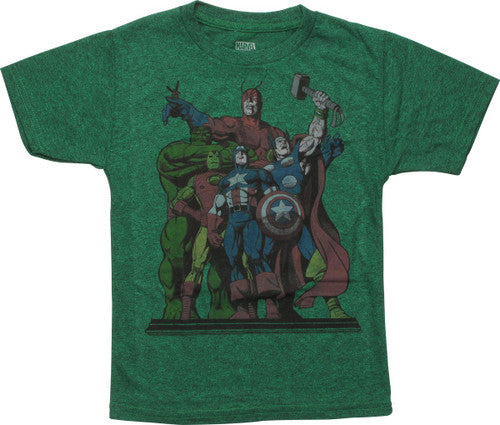 Avengers Heroes Heroic Stance Juvenile T-Shirt