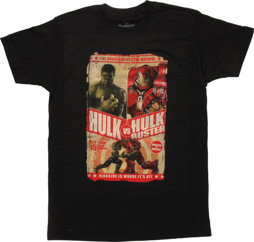 Avengers Hulk vs Hulkbuster T-Shirt Sheer