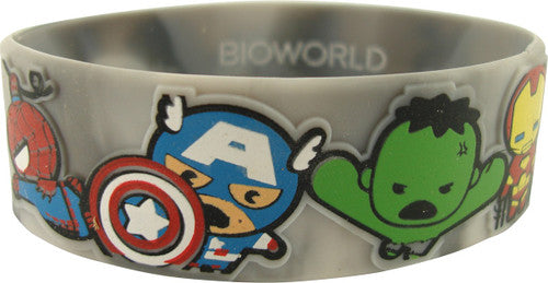 Avengers Kawaii Group Rubber Wristband