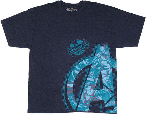 Avengers Logo Collage T-Shirt