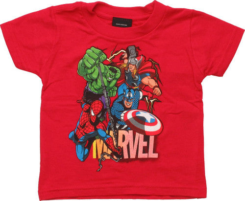 Avengers Marvel Heroes Action Group Infant T-Shirt