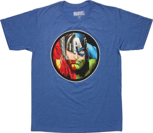 Avengers Quadrant Heads T-Shirt