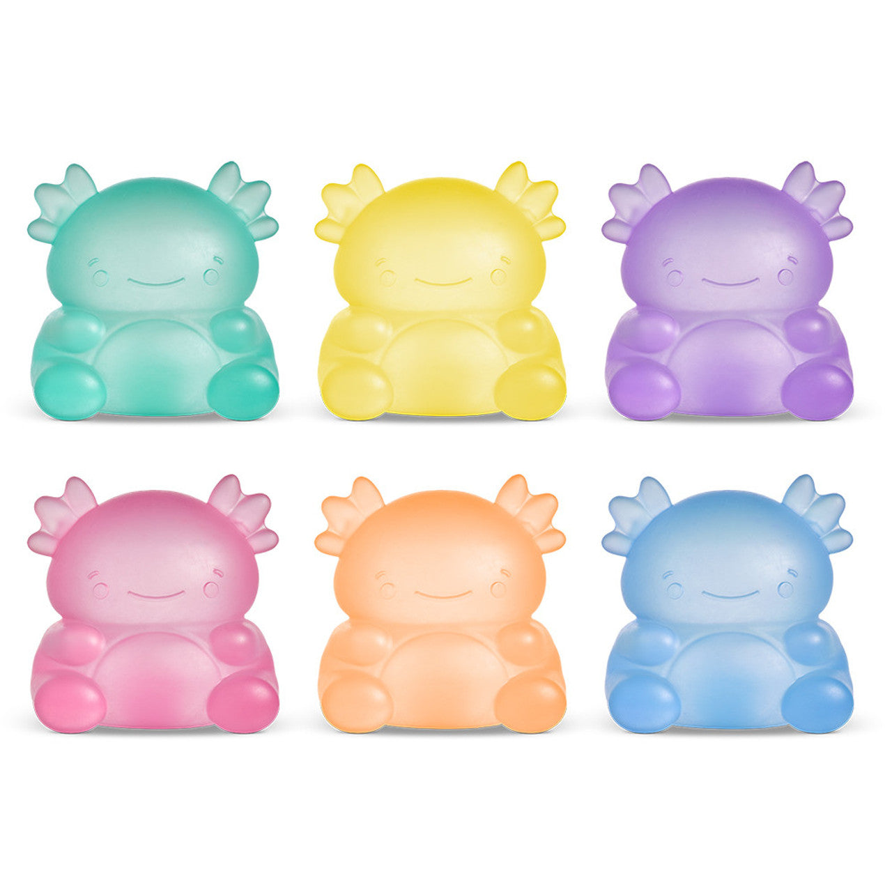 Super Duper Sugar Squisher Toy - Axolotl (random color)