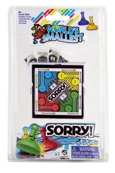World's Smallest Sorry!