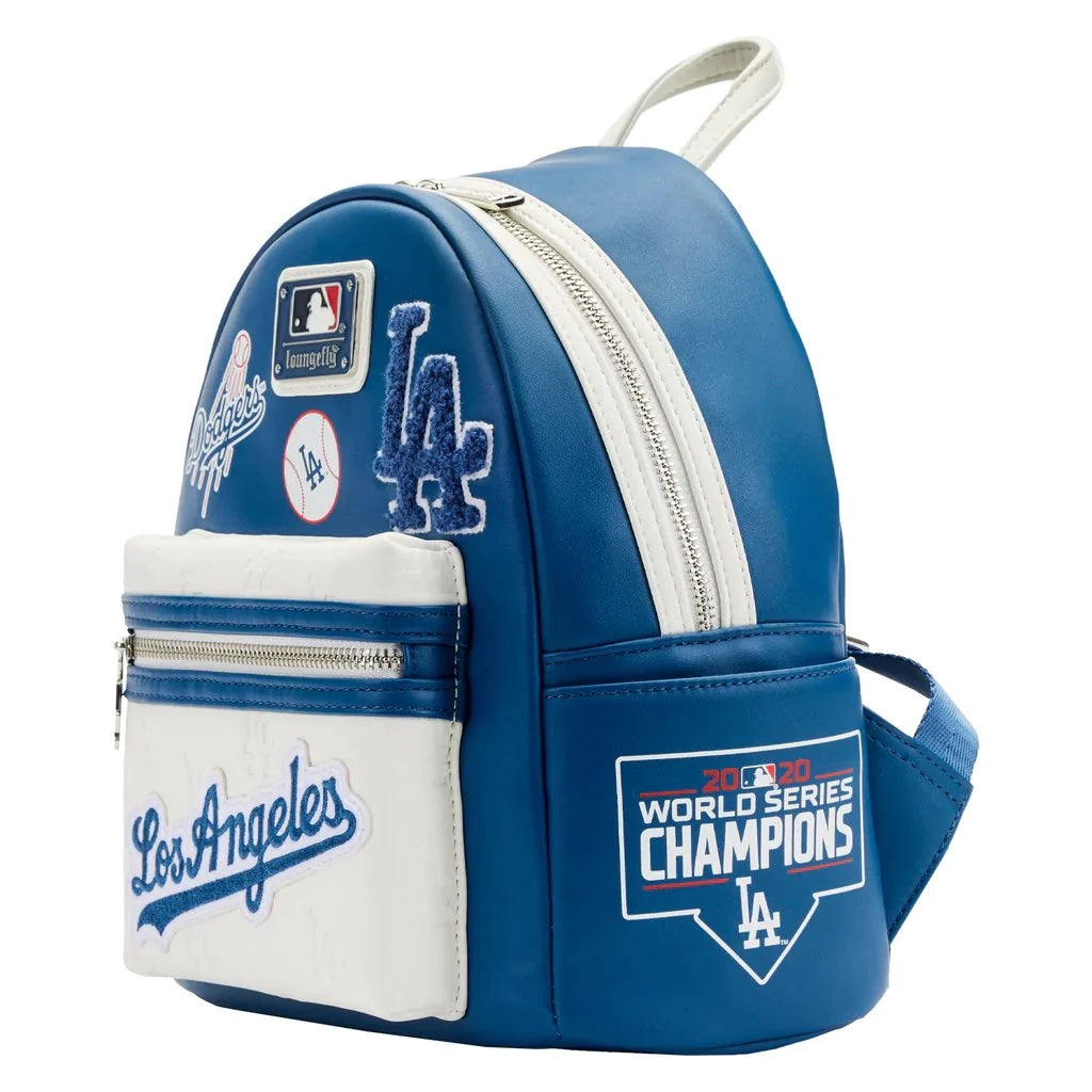 Loungefly MLB Los Angeles Dodgers Patches Mini Backpack