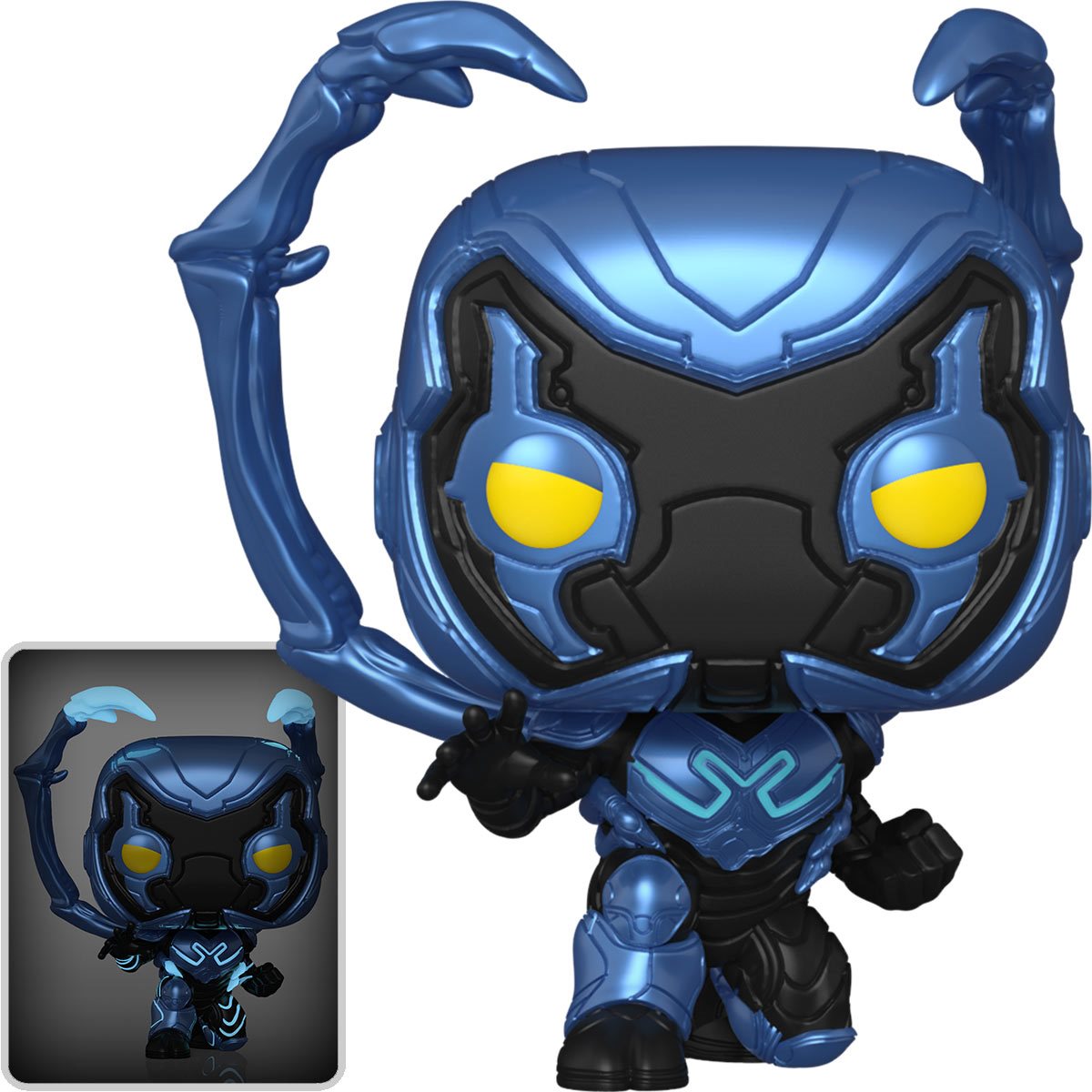 Funko Pop! MOVIES: Blue Beetle - Blue Beetle Crouching (w/ chase)