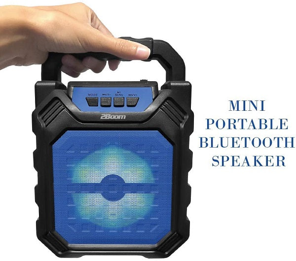 2BOOM Bluetooth Rugged Outdoor Speaker with LED Light