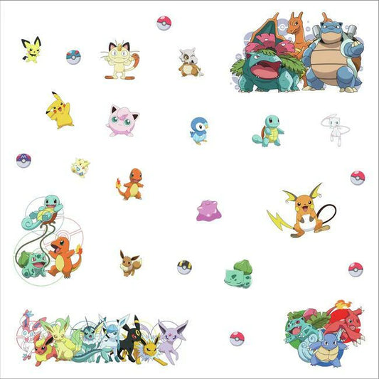 Pokemon Favorite Character Wall Decals