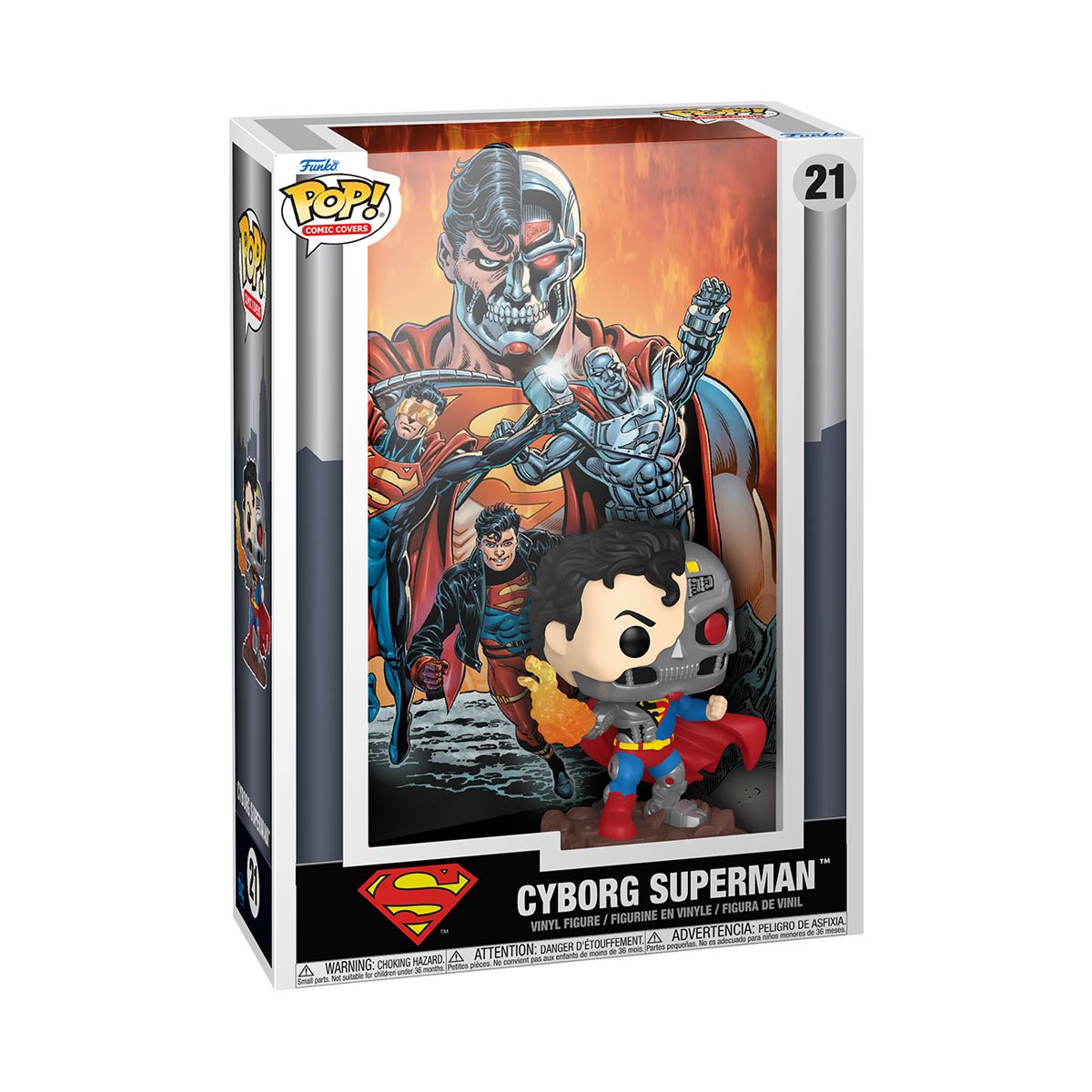 Funko Pop! Superman: Reign of the Supermen Cyborg Superman