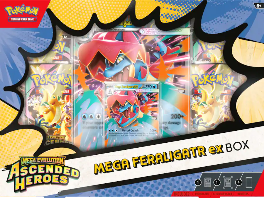 Pokémon - Trading Card Game: Mega Evolution Ascended Heroes ex Box