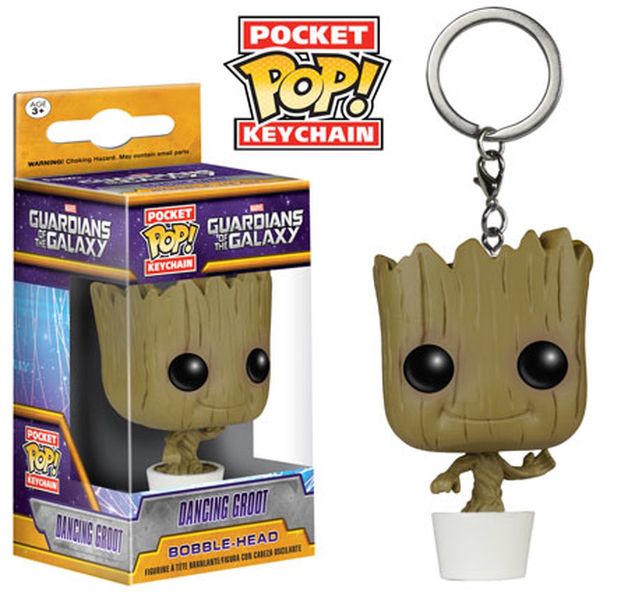 Funko Pocket Pop! Keychain: Guardians of the Galaxy - Dancing Groot [Baby Groot]