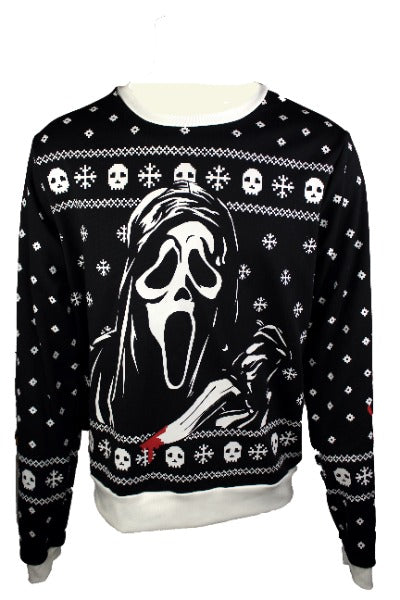 Scream Ghostface Christmas Sweater
