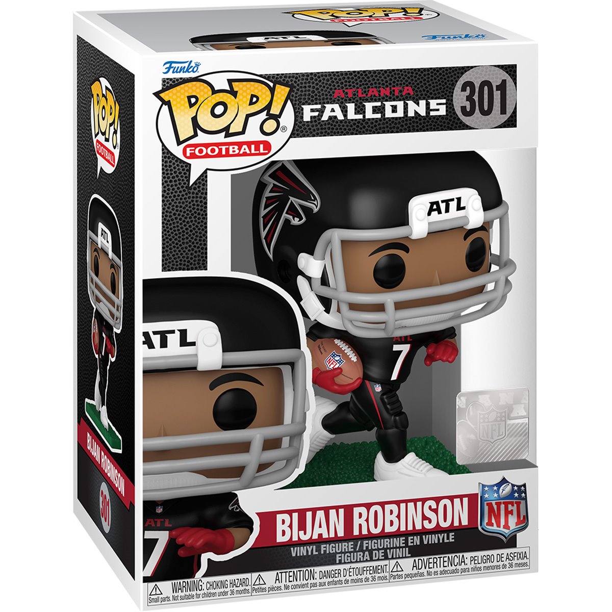 Funko Pop! NFL Atlanta Falcons Bijan Robinson (Color)