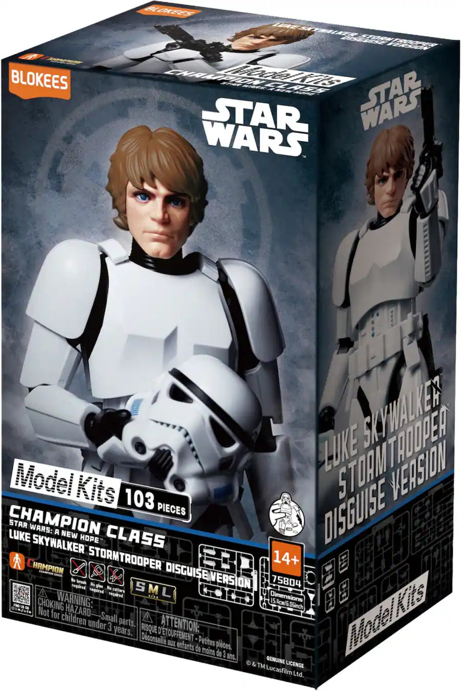 Blokees - Star Wars: IV A New Hope - Luke Skywalker Stormtrooper Disguise Version Model Kit