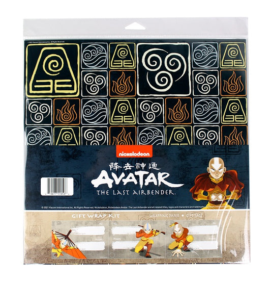 Avatar The Last Airbender Gift Wrap - Wrapping Paper Kit