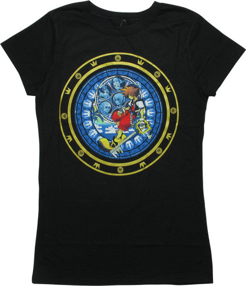 Kingdom Hearts Sora Logo Juniors T-Shirt