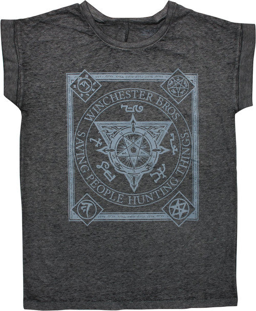 Supernatural Winchester Bros Juniors T-Shirt