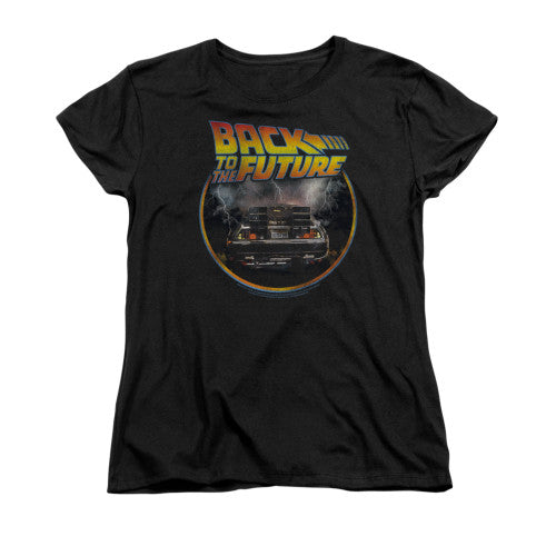 Back to the Future Back Ladies T-Shirt