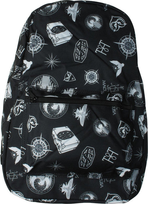 Fantastic Beasts Symbols Allover Print Backpack