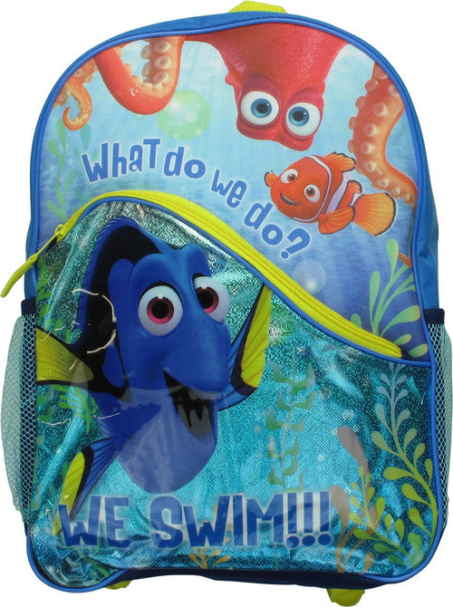Finding Dory What Do We Do We Swim Backpack
