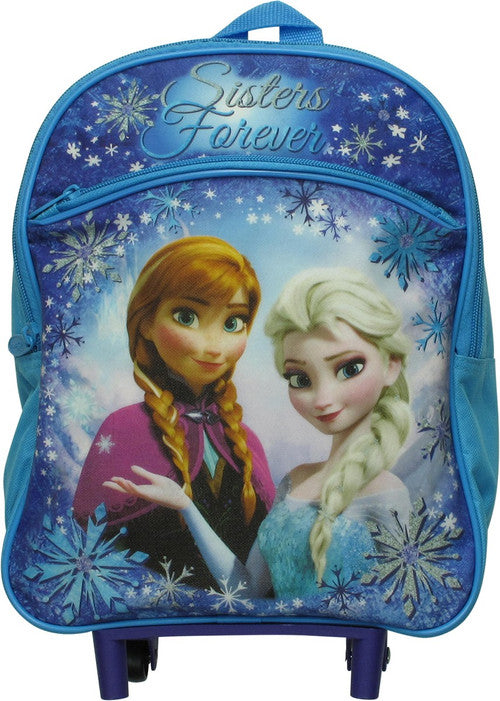 Frozen Duo Sisters Forever Luggage Backpack in White
