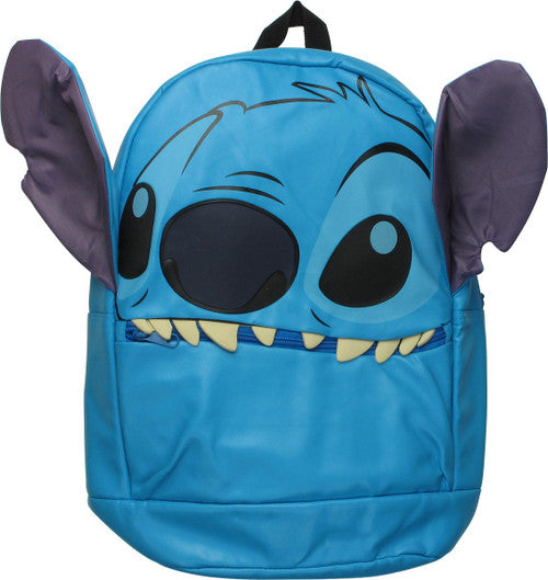 Lilo and Stitch 3D Stitch Face Ears Backpack in Blue