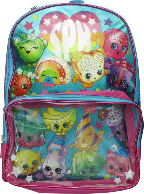 Shopkins Characters Heart SPK Lunch Pack Backpack in Blue