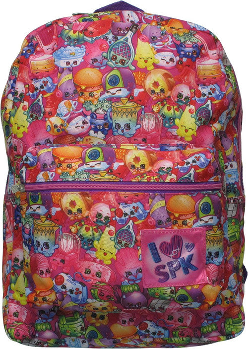 Shopkins I Heart SPK Backpack in Pink