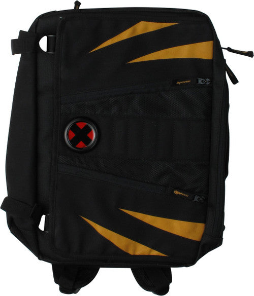 X Men Logo Messenger Convertible Backpack in Gold