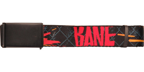 Bane Name Fiery Links Mesh Belt in Red