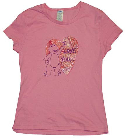 Barney I Love You Juniors T-Shirt