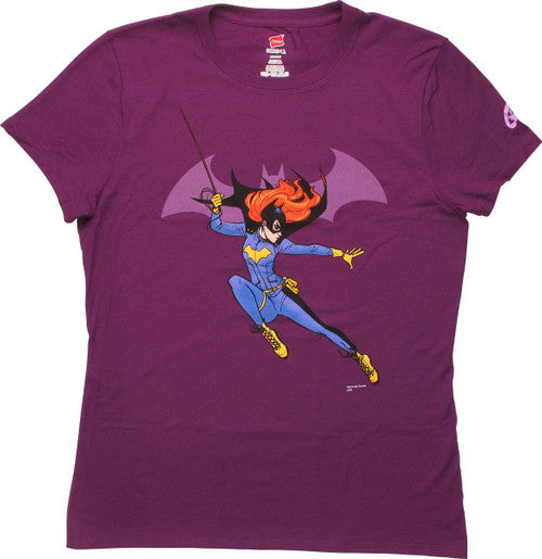 Batgirl Attitude Swing Ladies T-Shirt
