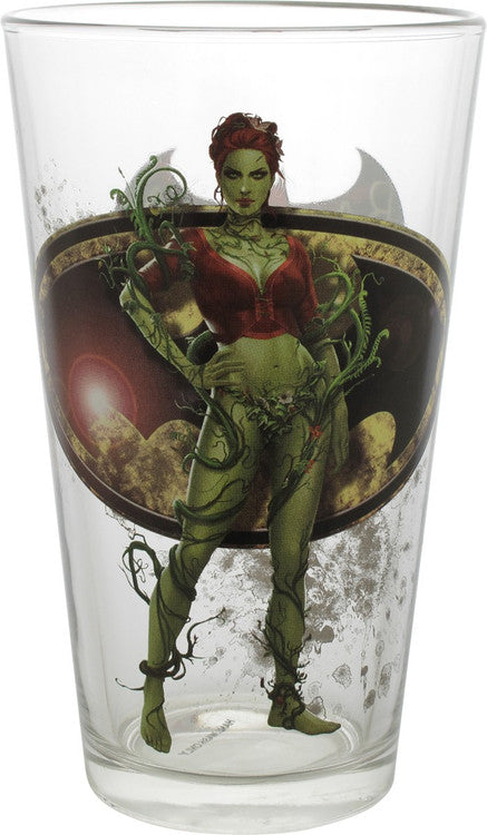 Batman Arkham Knight Poison Ivy TT Pint Glass in Green