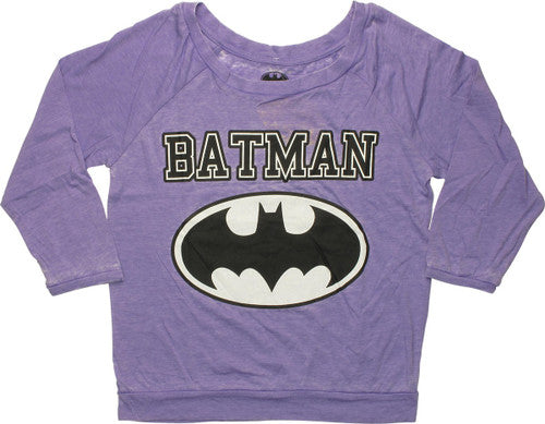 Batman Burnout Raglan Juniors T-Shirt