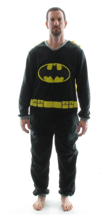 Batman Costume Cape Union Suit