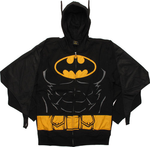 Batman Deluxe Suit Up Cape Zip Hoodie