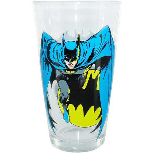 Batman Logo Pint Glass in Yellow