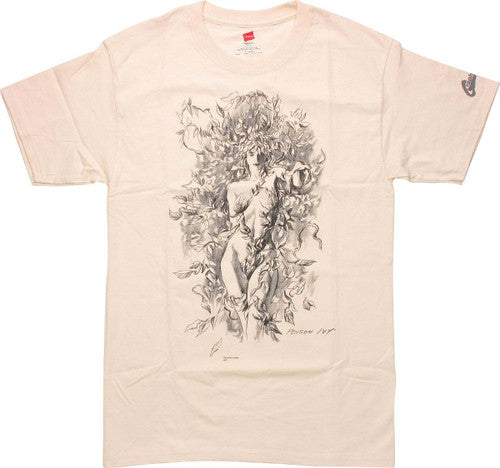 Batman Poison Ivy Sketch T-Shirt