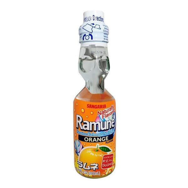 Sangaria Ramune - Orange Flavor 6.76oz