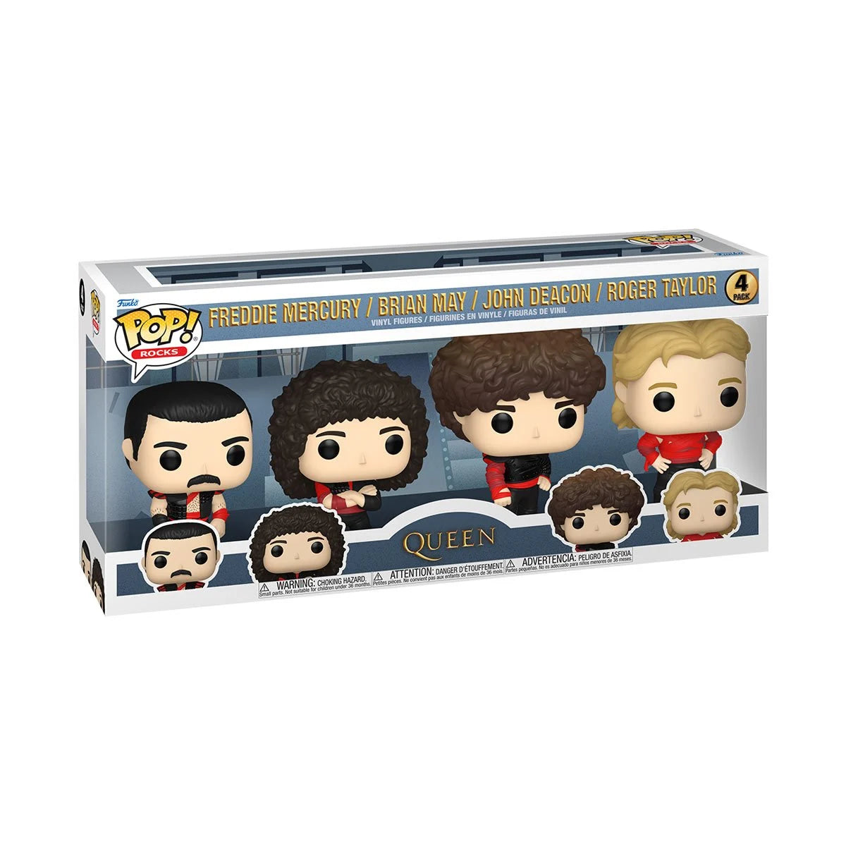 Funko Pop! Queen Radio Gaga 4-Pack