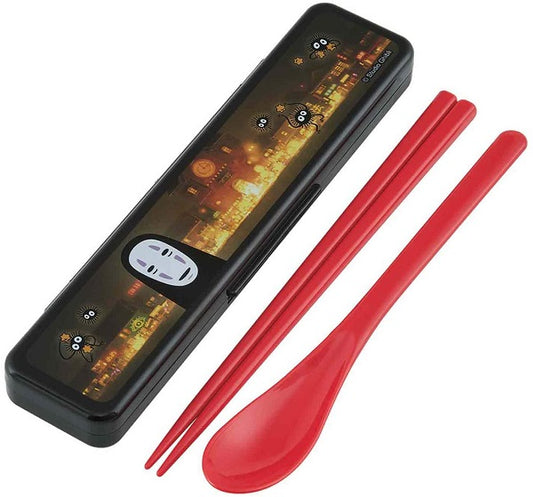 Spirited Away Chopstick and Spoon Set with Carrying Case