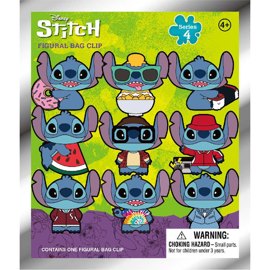 Lilo & Stitch Stitch Series 4 3D Foam Bag Clip (one random)